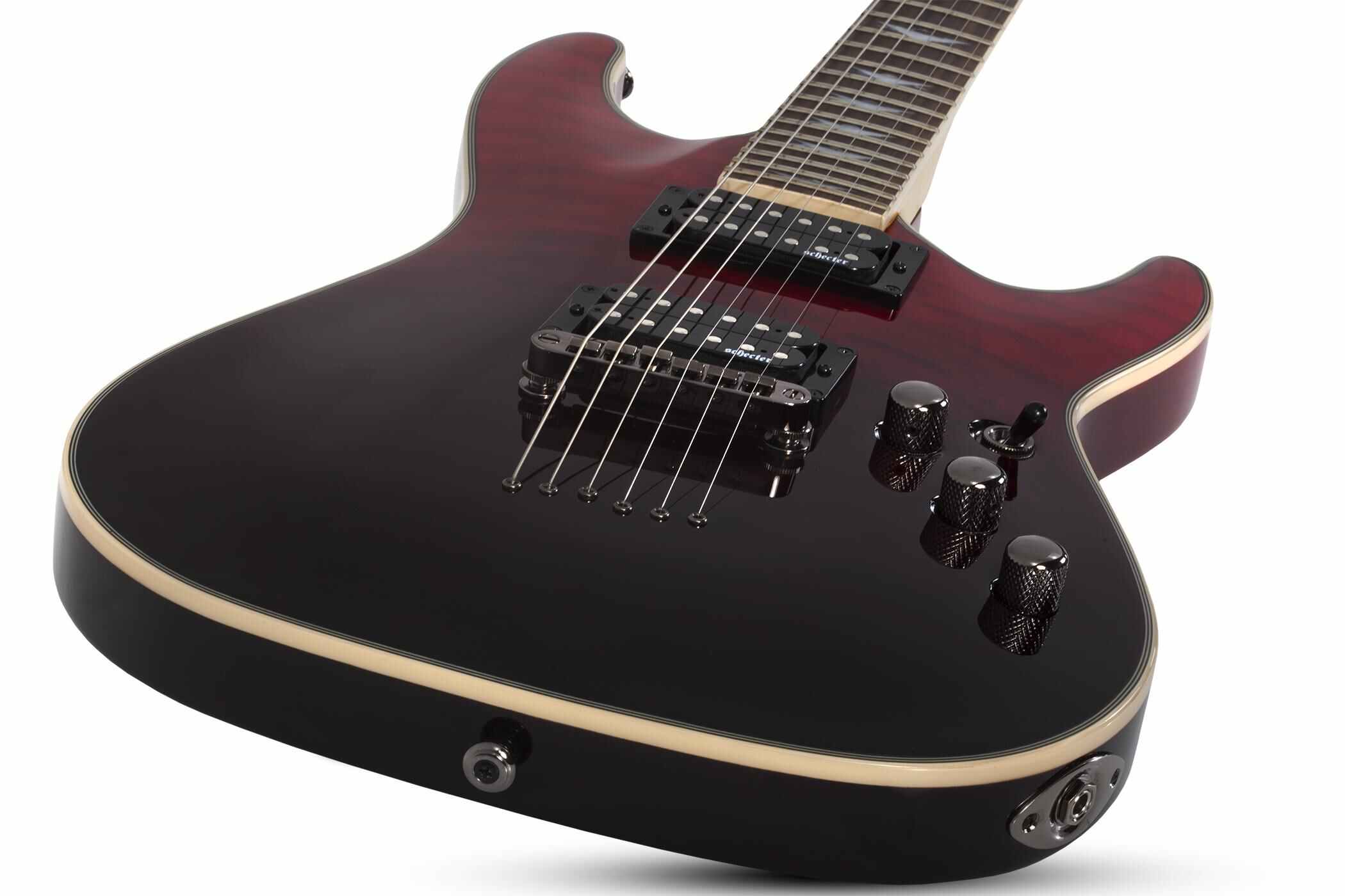 Schecter Omen Extreme6 blood burst Str shape electric guitar