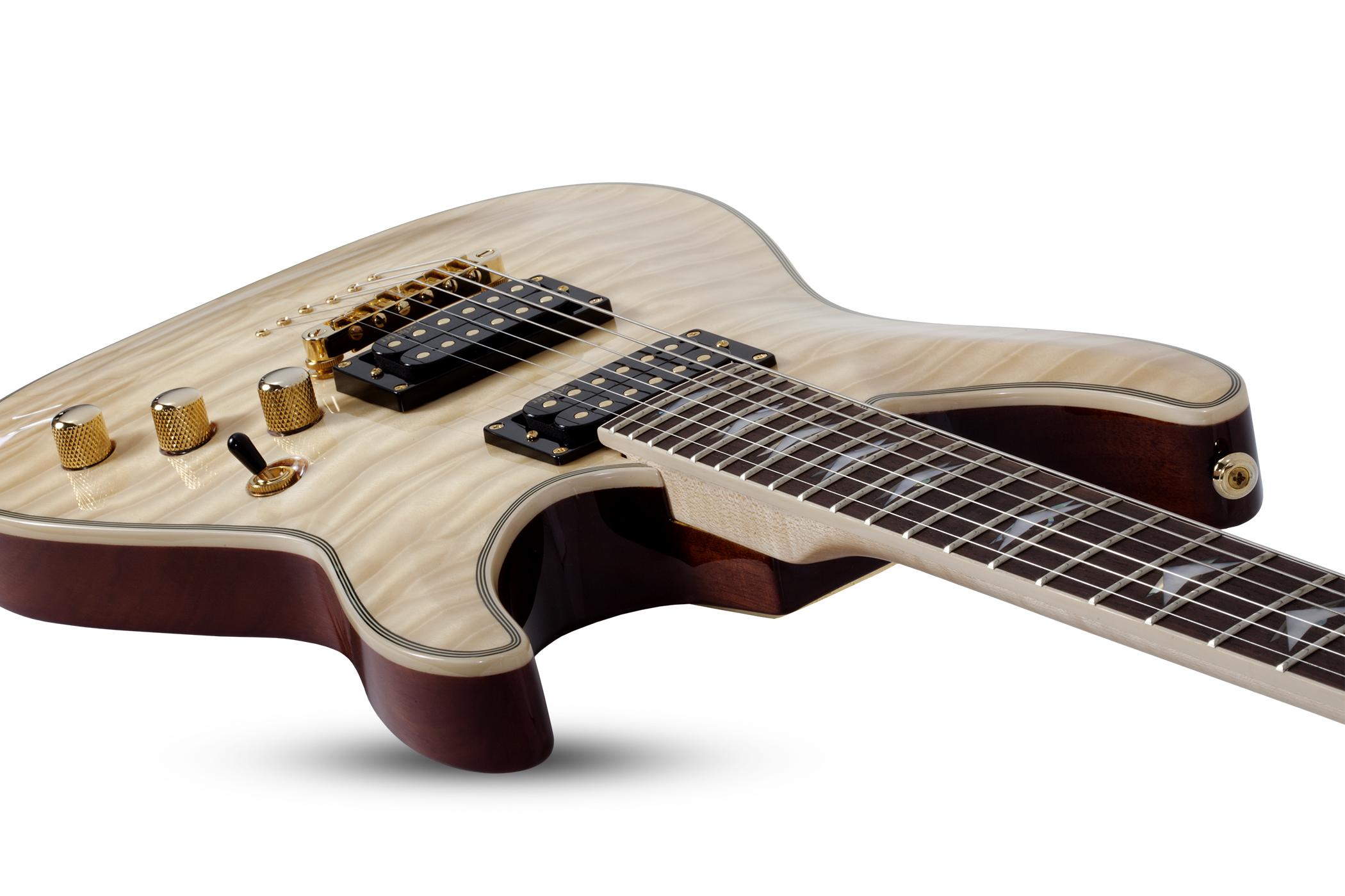 Schecter Omen Extreme-6 2h  Ht Rw - Gloss Natural - Str shape electric guitar - Variation 2