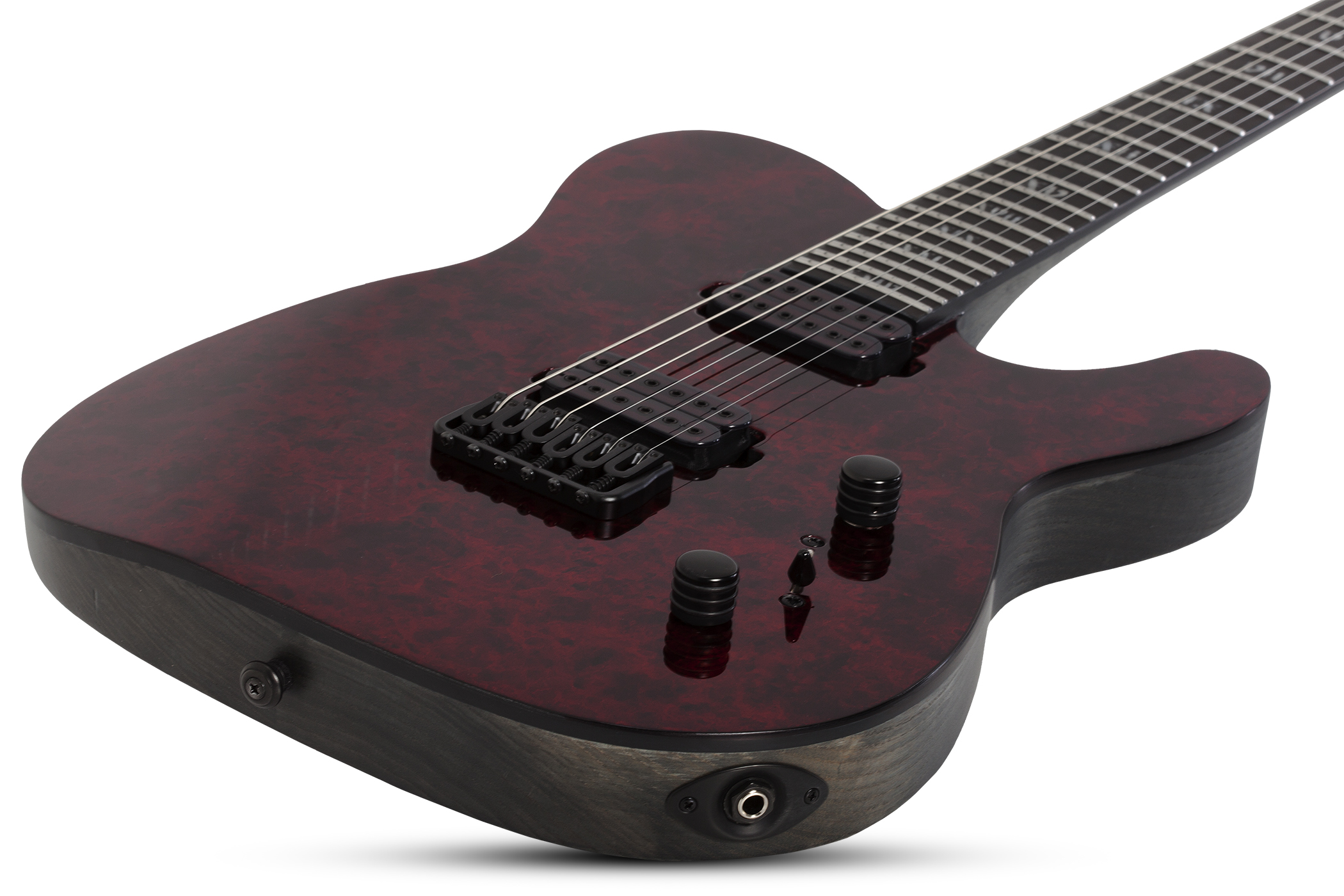 Schecter Pt Apocalypse 2h Ht Eb - Red Reign - Tel shape electric guitar - Variation 1