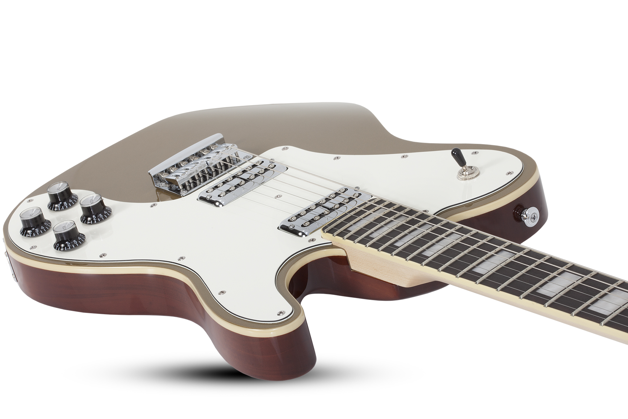 Schecter Pt Fastback 2h  Ht Eb - Gold Top - Tel shape electric guitar - Variation 1