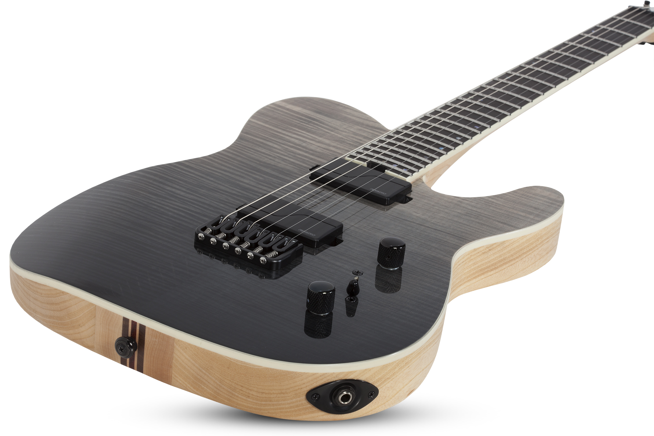 Schecter Pt Sls Elite 2h Fishman Fluence Modern Ht Eb - Black Fade Burst - Tel shape electric guitar - Variation 1