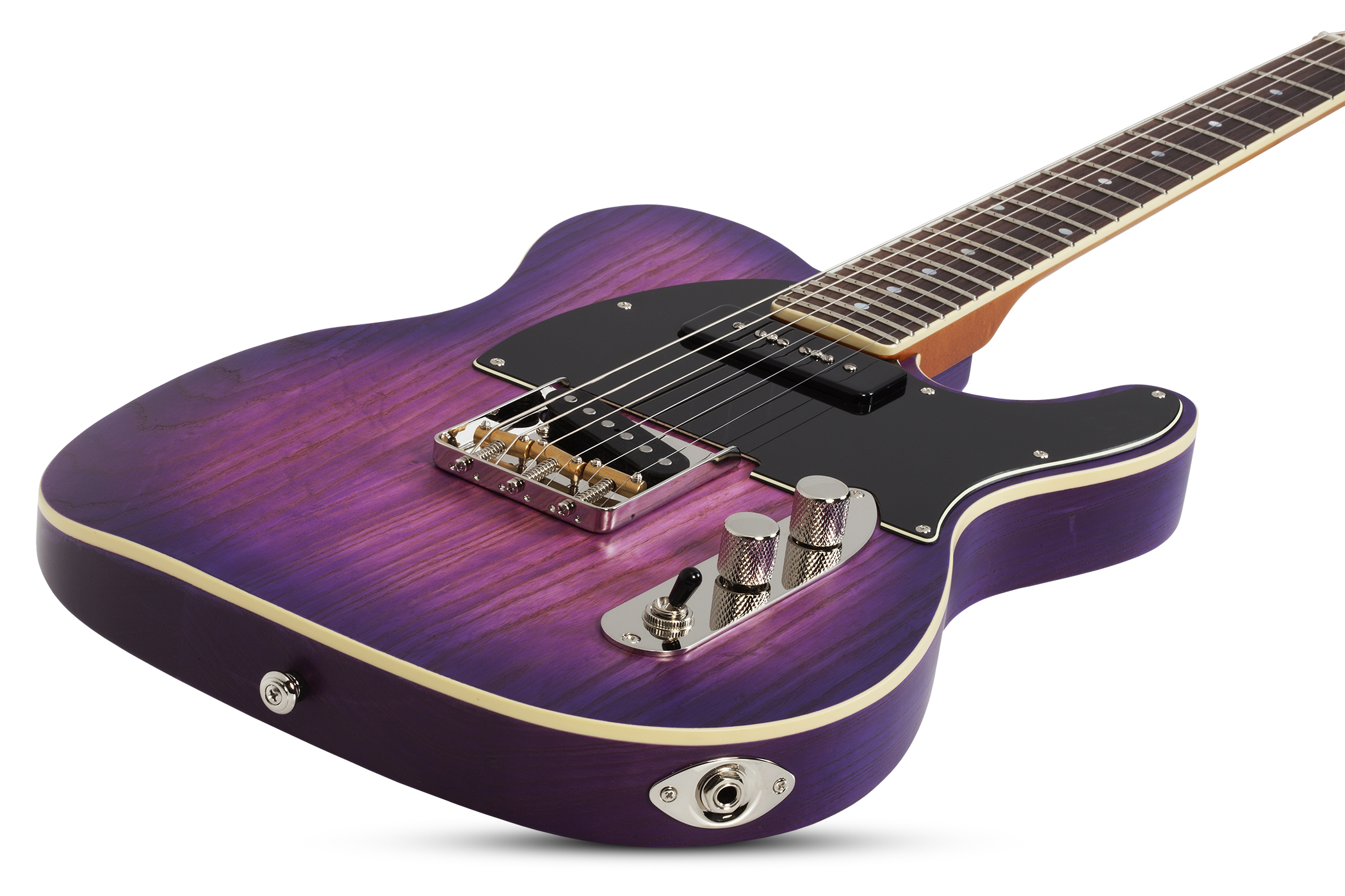 Schecter Pt Special 2s Ht Rw - Purple Burst Pearl - Tel shape electric guitar - Variation 1