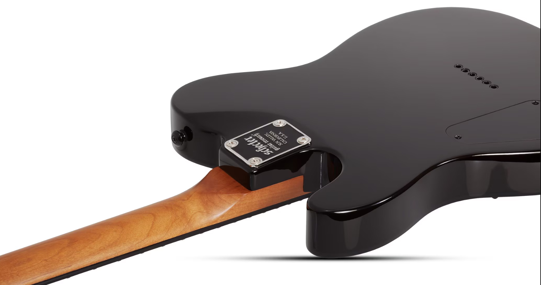Schecter Pt Standard 2h Ht Rw - Black Fade Burst Burl - Tel shape electric guitar - Variation 5