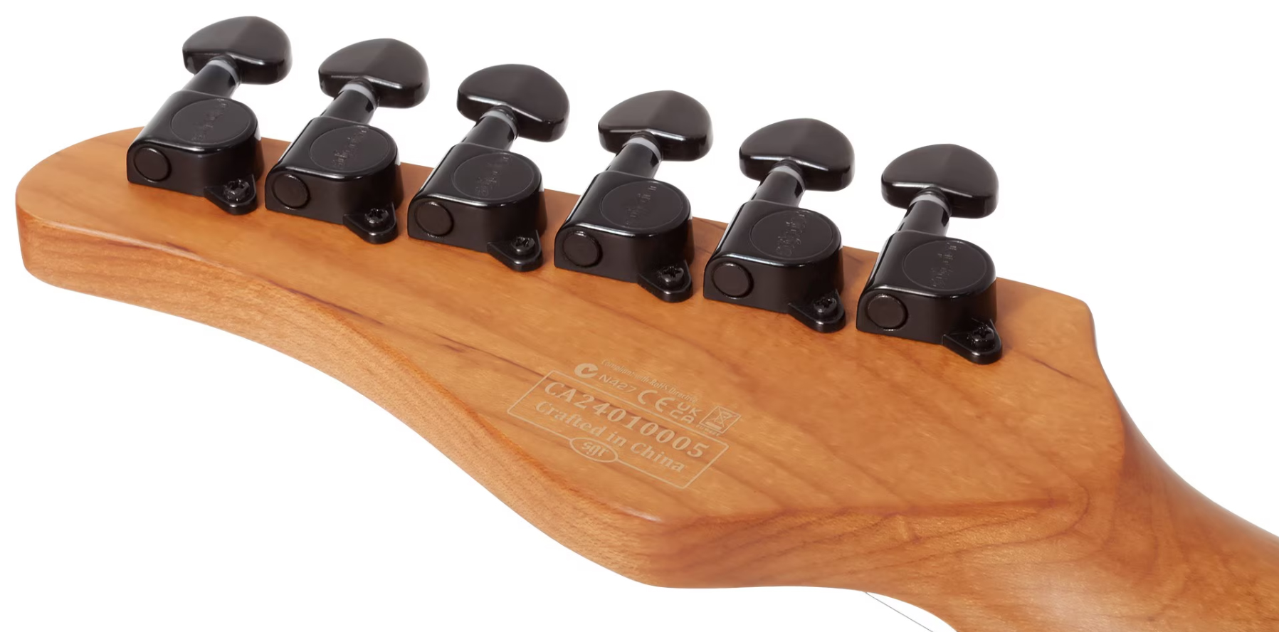Schecter Pt Standard 2h Ht Rw - Black Fade Burst Burl - Tel shape electric guitar - Variation 6