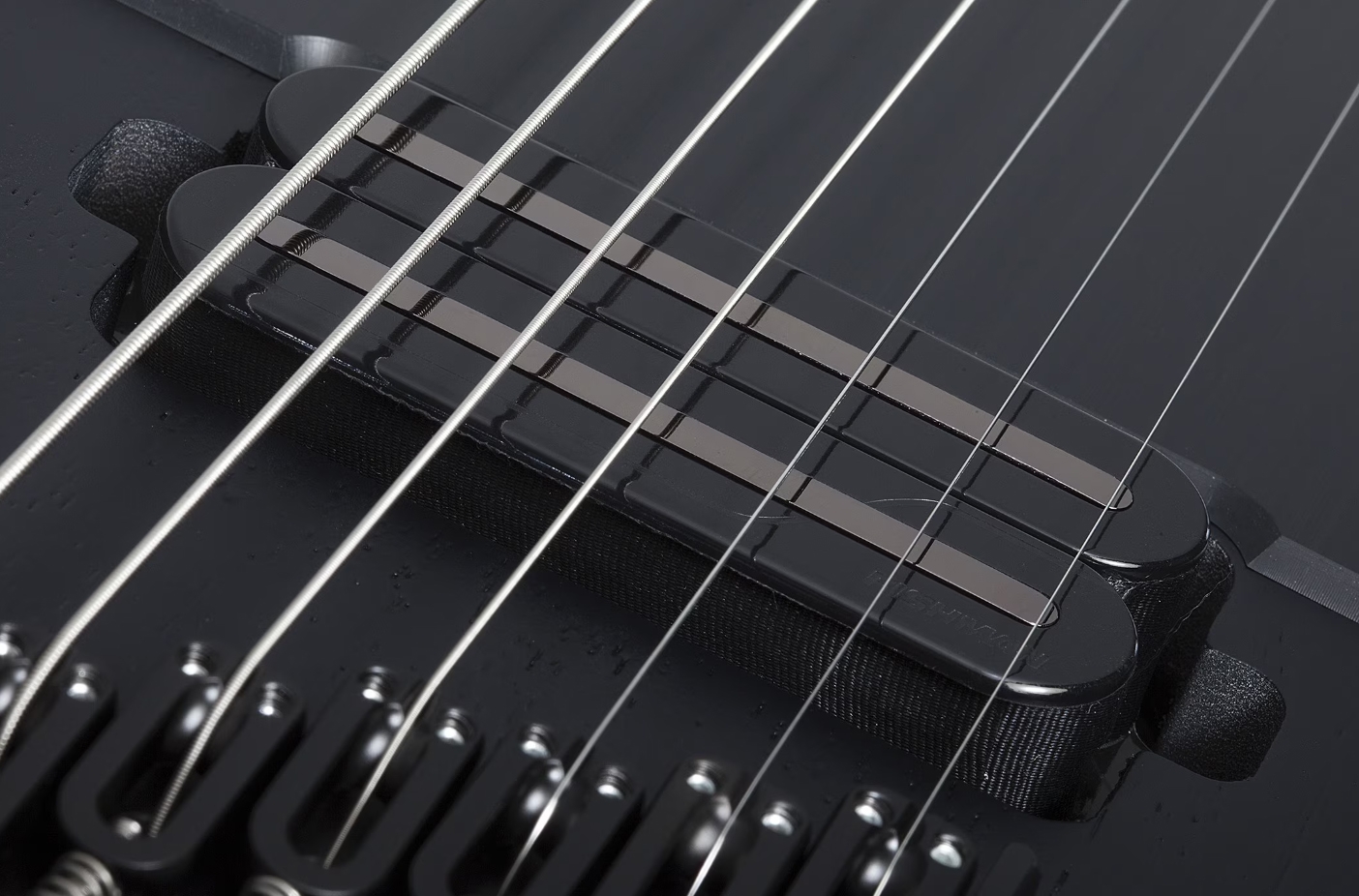 Schecter Pt7 Ms Black Ops 7c Multiscale Baryton 1h Ht Eb - Satin Black Open Pore - Multi-Scale Guitar - Variation 5