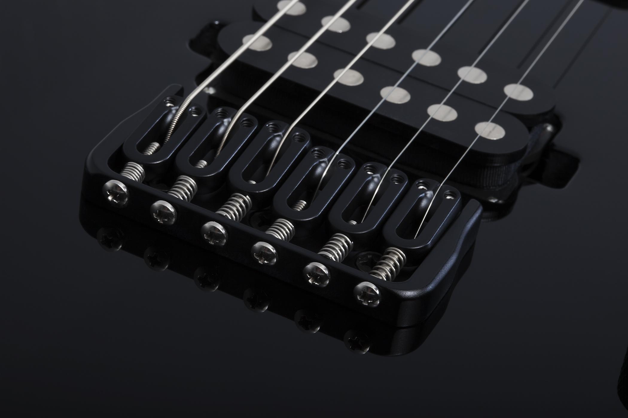 Schecter Reaper-6 Custom 2h Ht Eb - Black - Str shape electric guitar - Variation 5