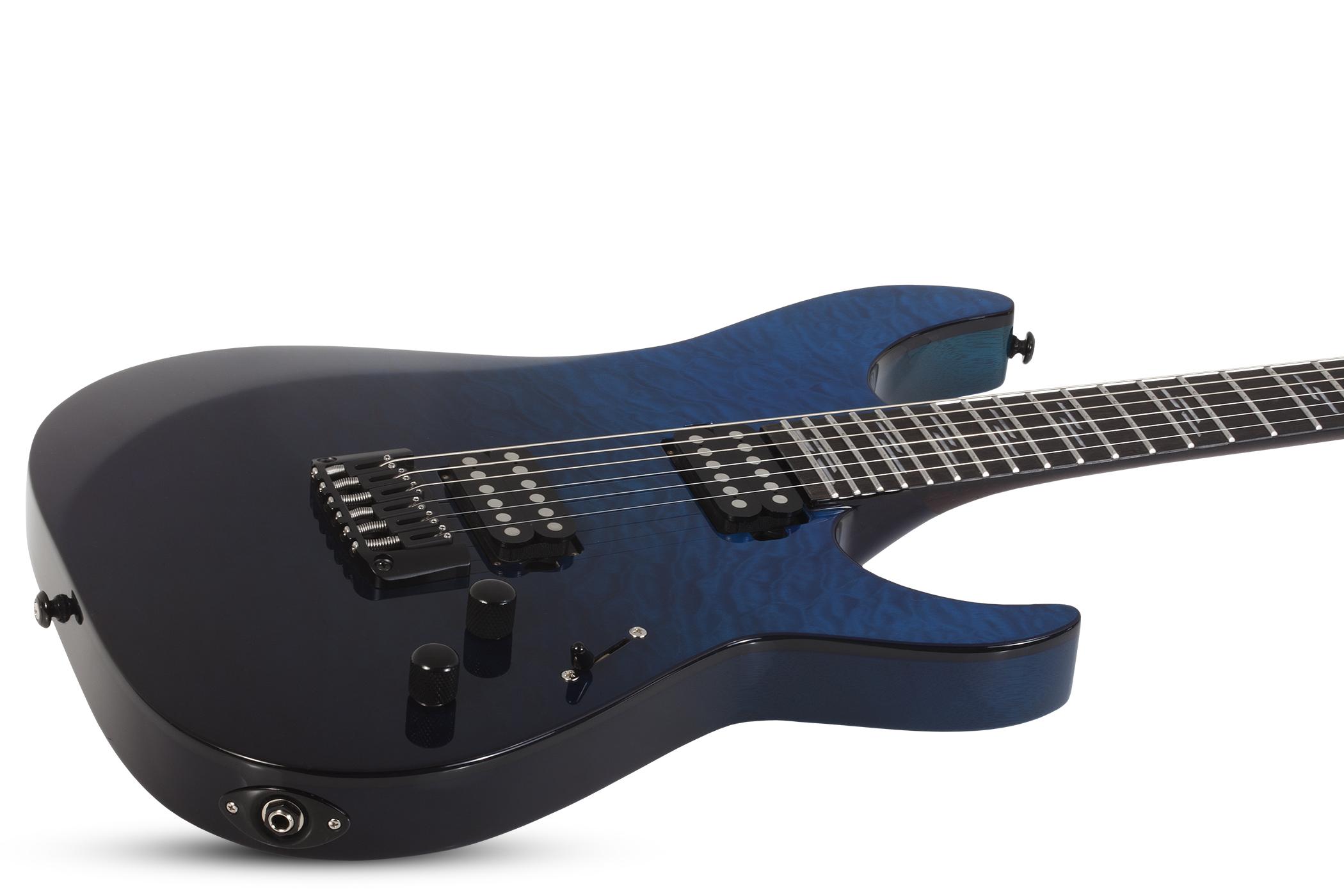 Schecter Reaper-6 Elite 2h Ht Eb - Deep Blue Ocean - Str shape electric guitar - Variation 1