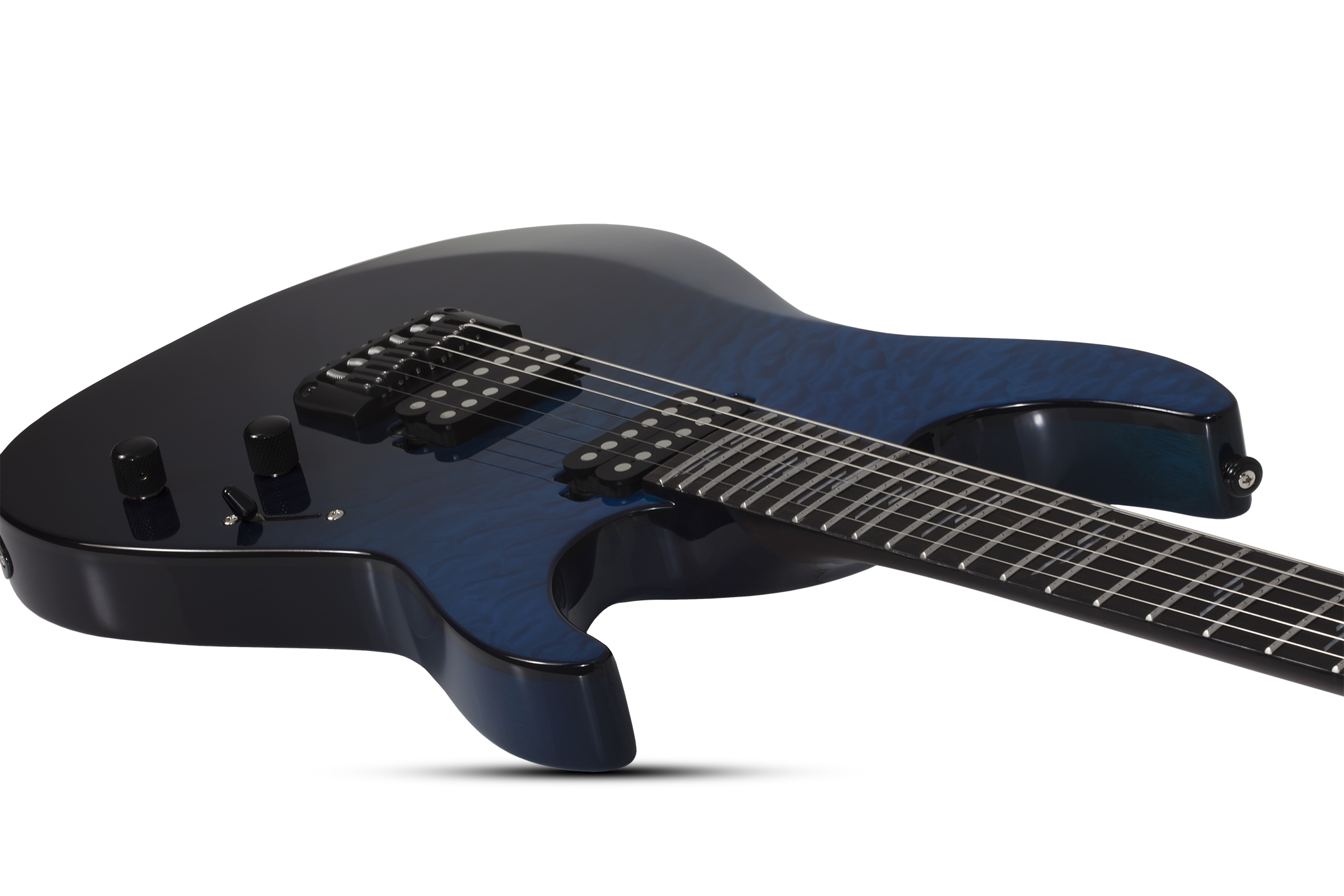 Schecter Reaper-6 Elite 2h Ht Eb - Deep Blue Ocean - Str shape electric guitar - Variation 2
