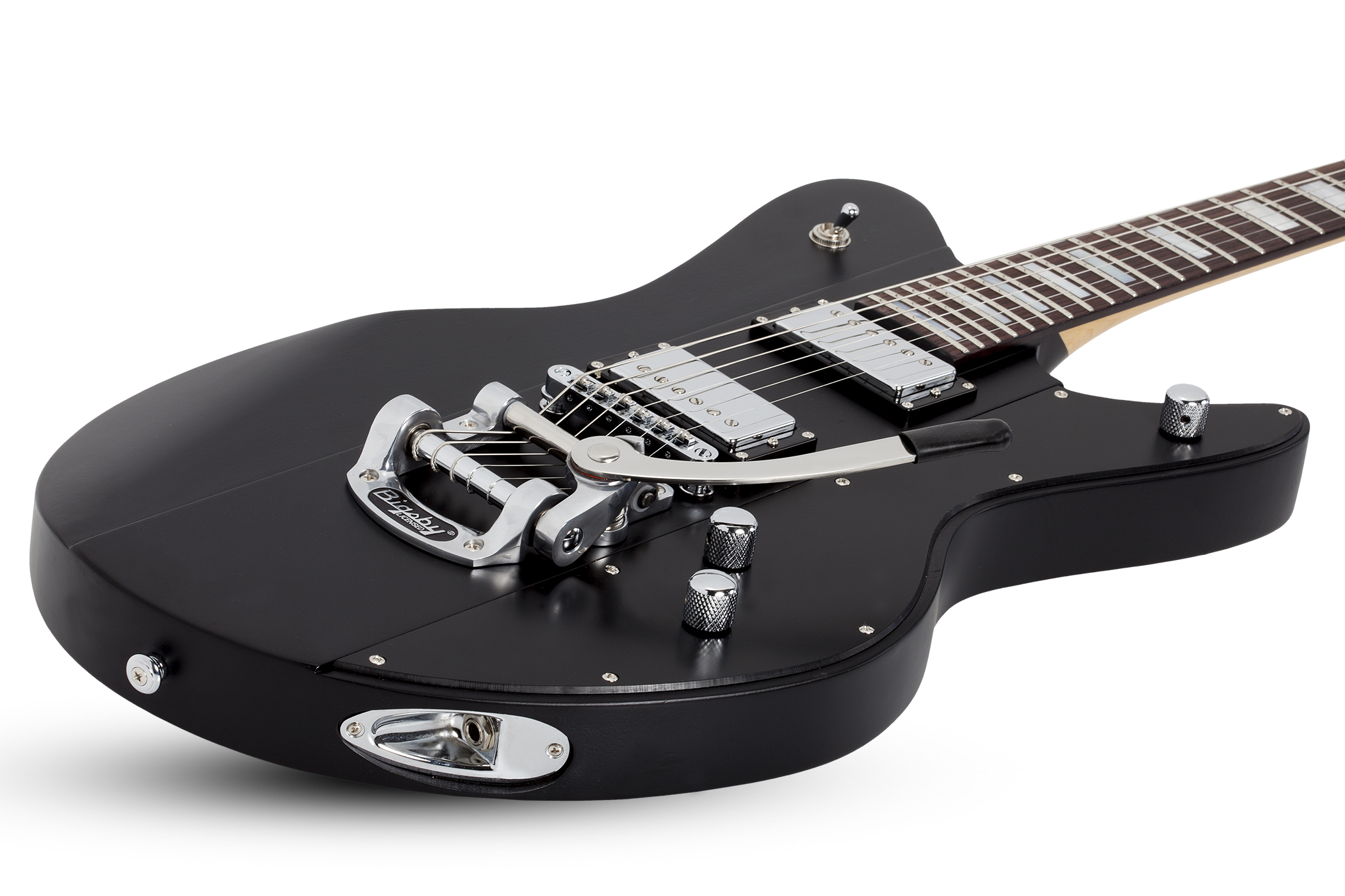 realce Puntualidad Martin Luther King Junior Schecter Robert Smith UltraCure - black pearl Solid body electric guitar  black