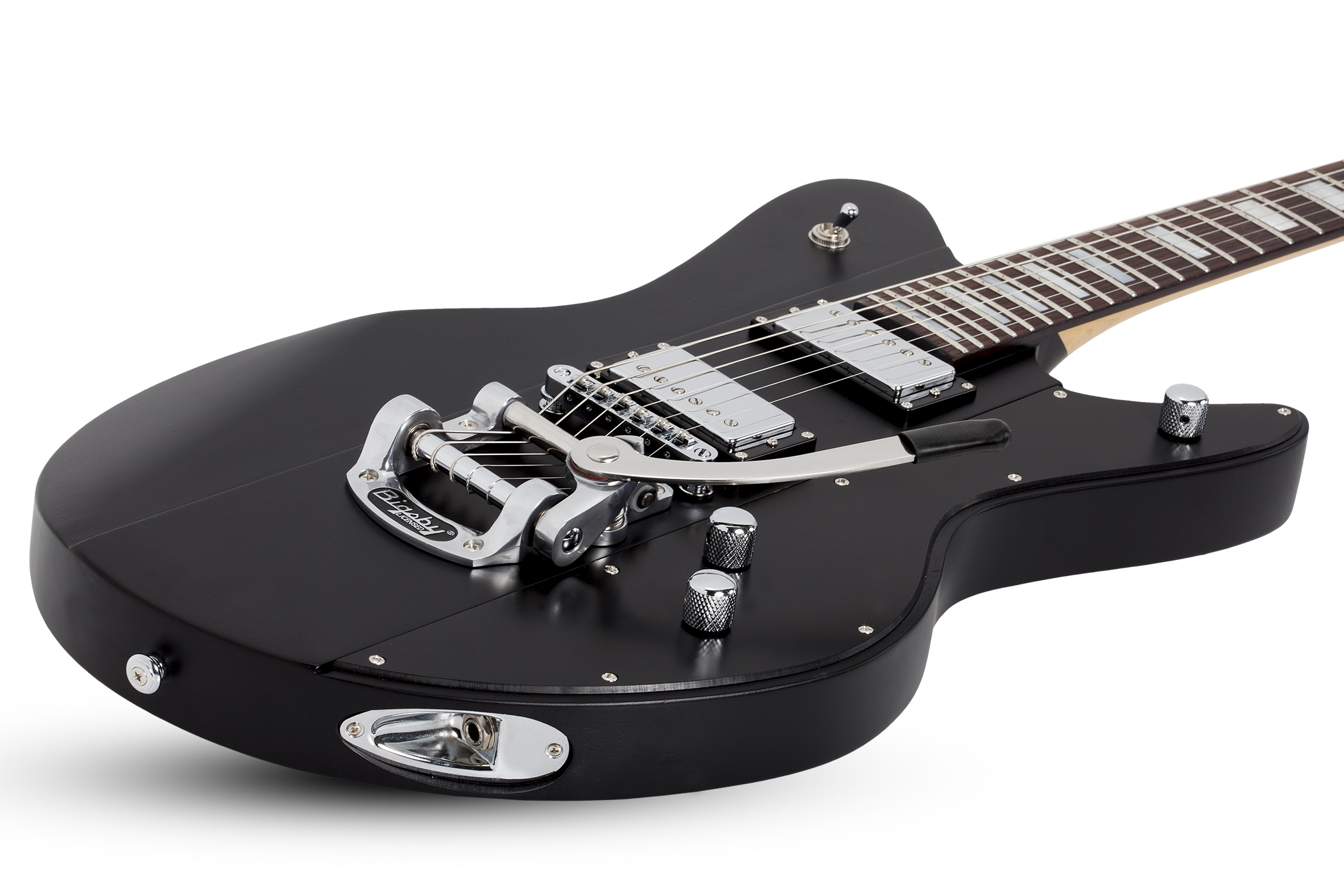 Schecter Robert Smith Ultra Cure Signature 2h Trem Bigsby Rw - Black Pearl - Signature electric guitar - Variation 1