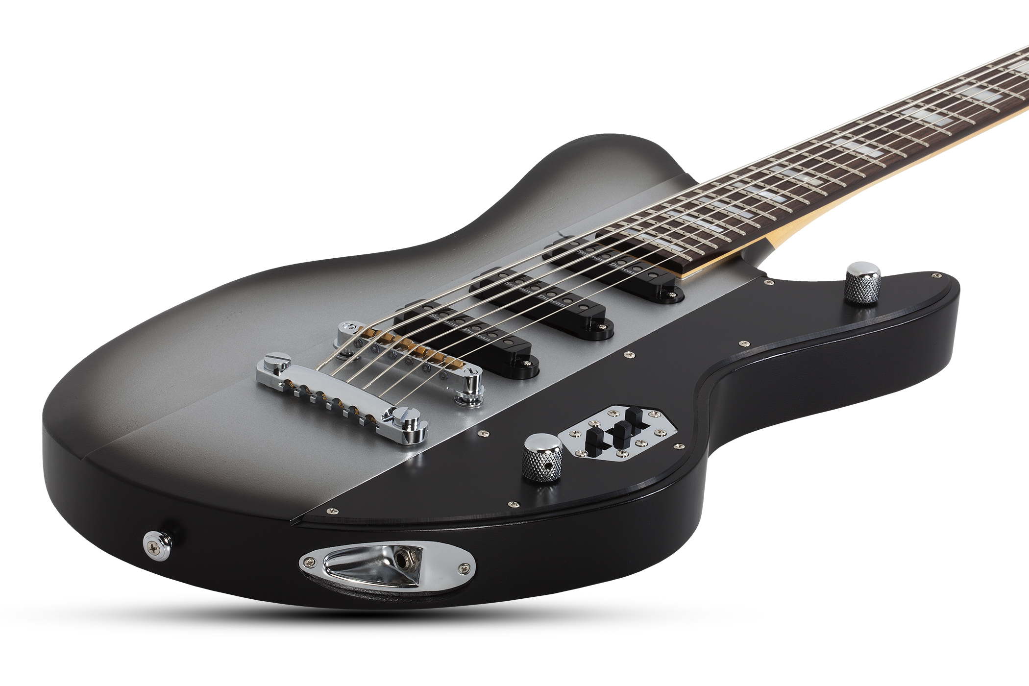 Schecter Robert Smith Ultracure Vi Ht 3s Seymour Duncan Rw - Silver Burst Pearl - Baritone guitar - Variation 1