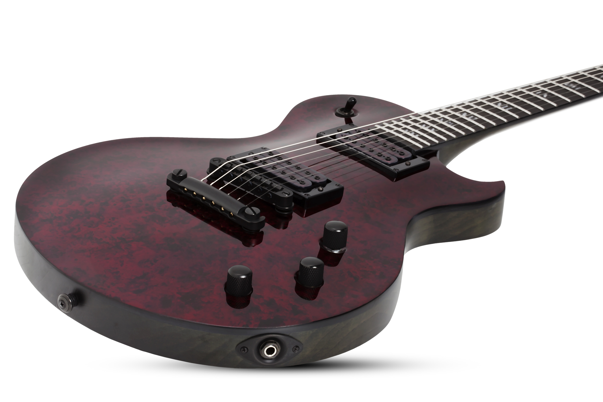 Schecter Solo-ii Apocalypse 2h Ht Eb - Red Reign - Single cut electric guitar - Variation 1