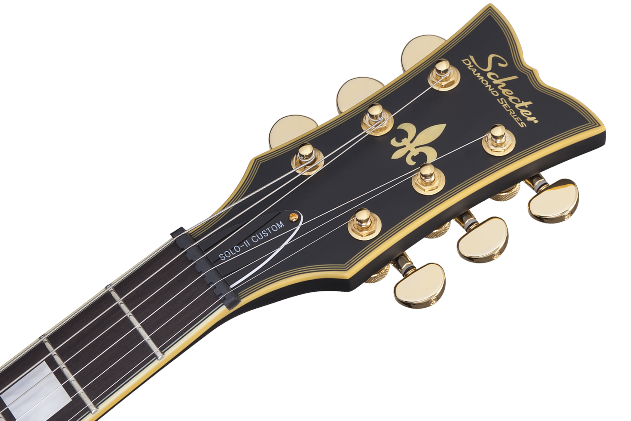 Schecter Solo-ii Custom 2h Ht Eb - Aged Black Satin - Single cut electric guitar - Variation 4