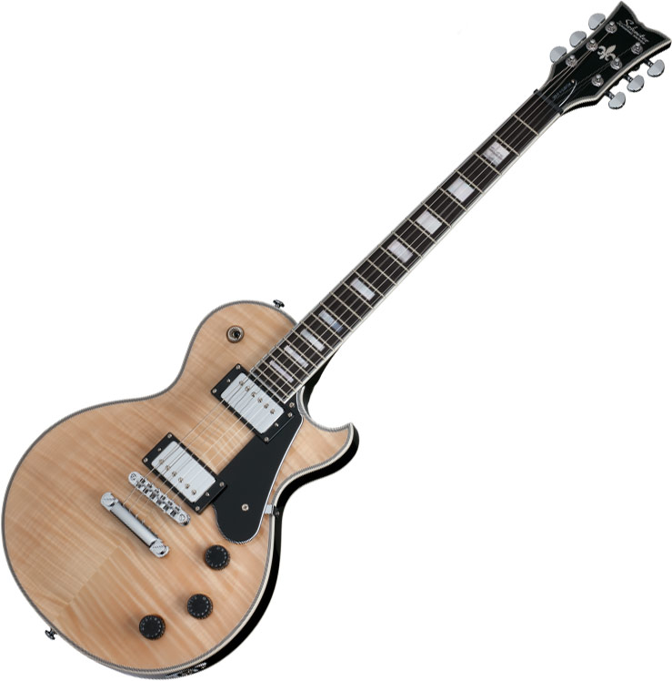 Schecter Solo-II Custom - natural gloss Solid body electric guitar 