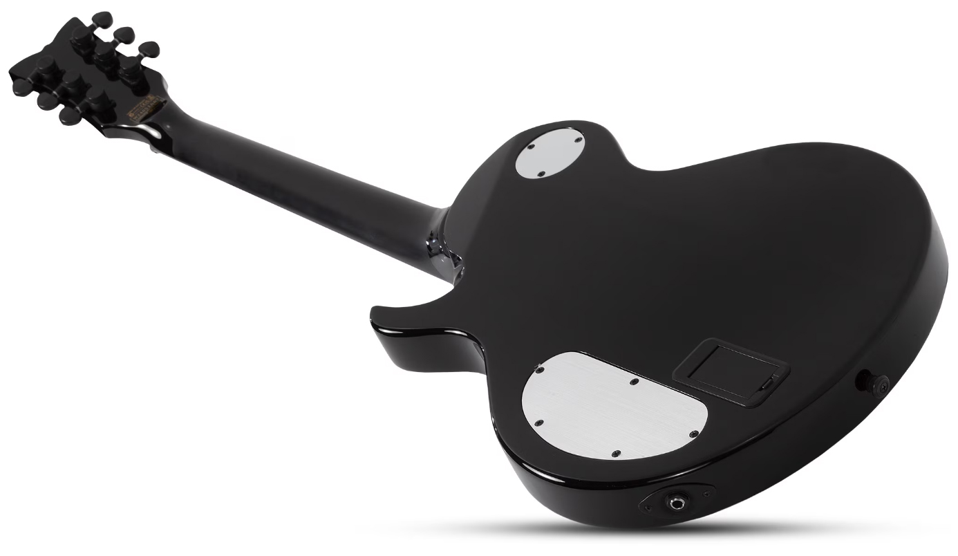 Schecter Solo Ii Pryzm Palladium 2h Fishman Fluence Modern Eb - Gloss Black - Metal electric guitar - Variation 4