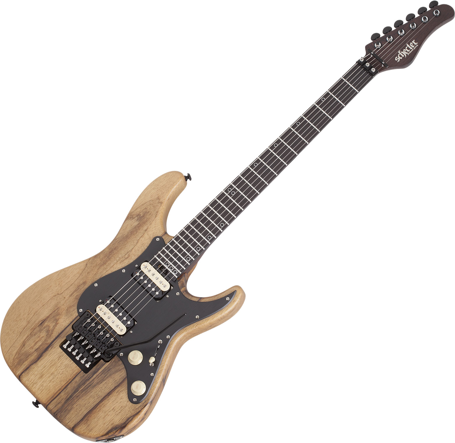 Schecter Sun Valley Super Shredder Exotic Black Limba - natural Solid body  electric guitar natural