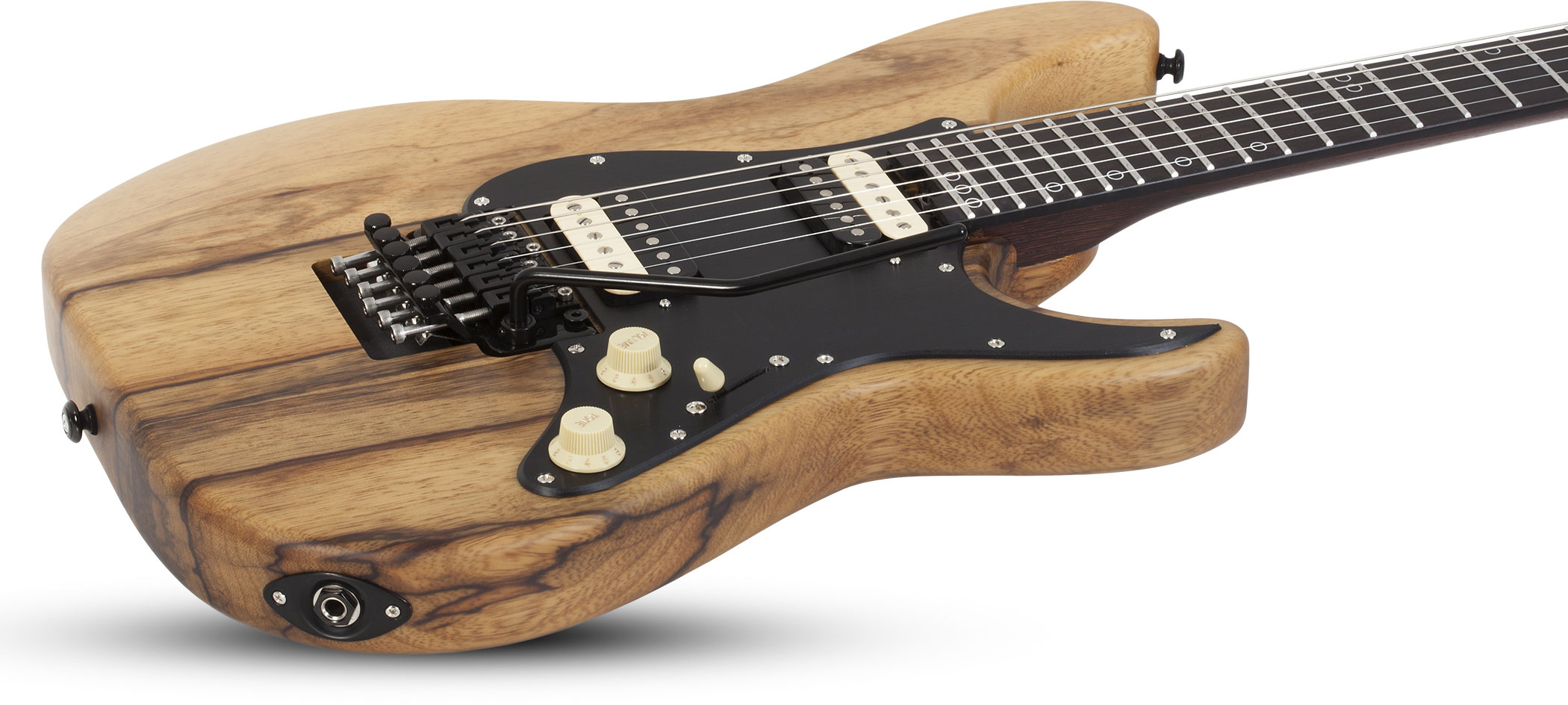 Schecter Sun Valley Super Shredder Exotic Black Limba 2h Fr Eb - Natural - Metal electric guitar - Variation 1