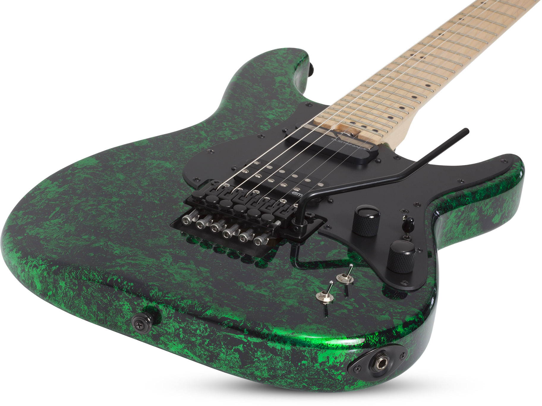 Schecter Sun Valley Super Shredder Fr S 2h Emg Sustainiac Mn - Green Reign - Metal electric guitar - Variation 1