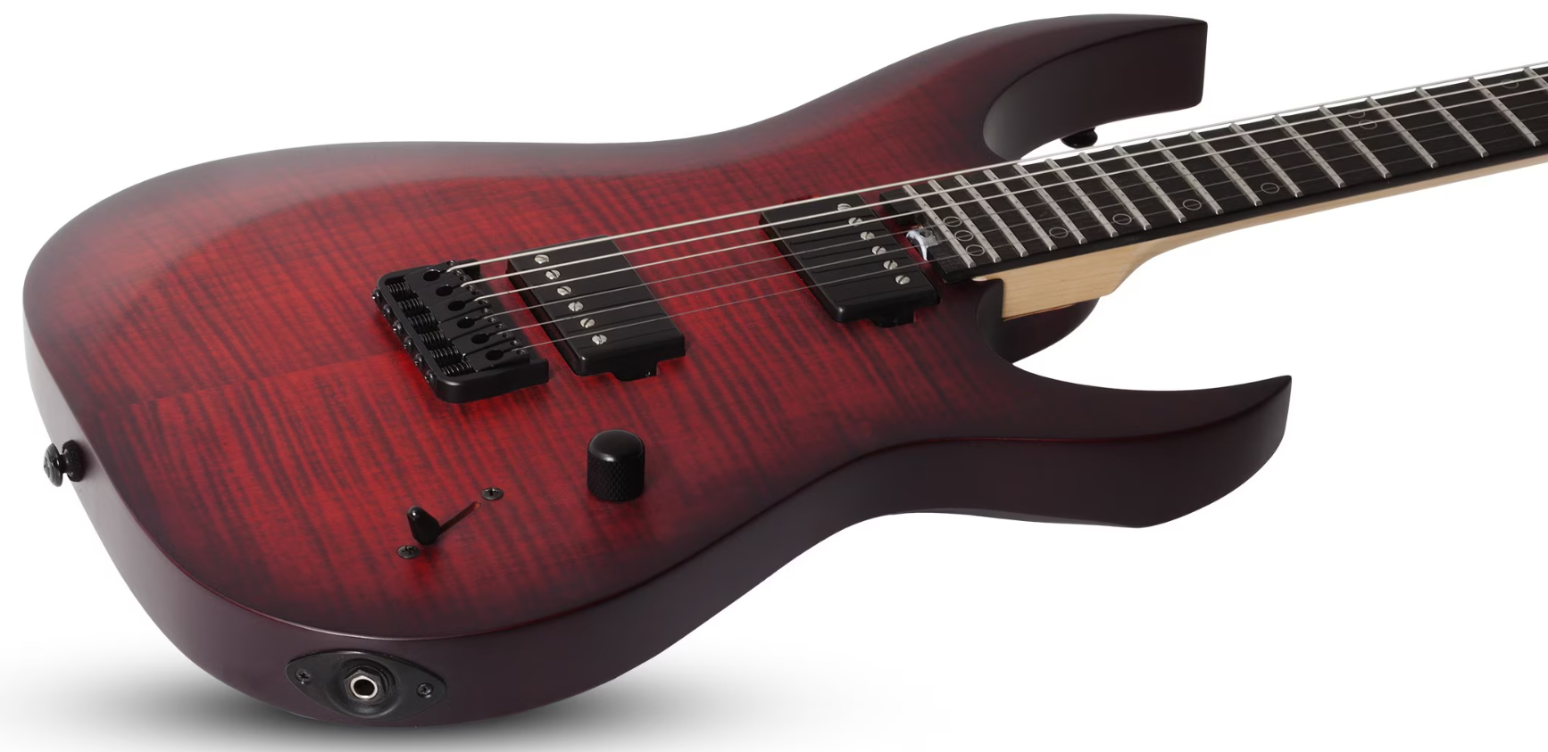 Schecter Sunset-6 Extreme 2h Ht Eb - Scarlet Burst - Metal electric guitar - Variation 1