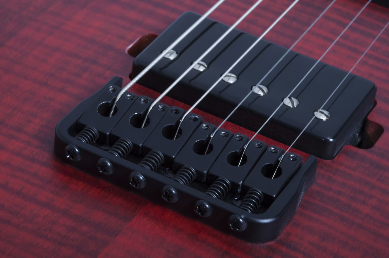 Schecter Sunset-6 Extreme 2h Ht Eb - Scarlet Burst - Metal electric guitar - Variation 3