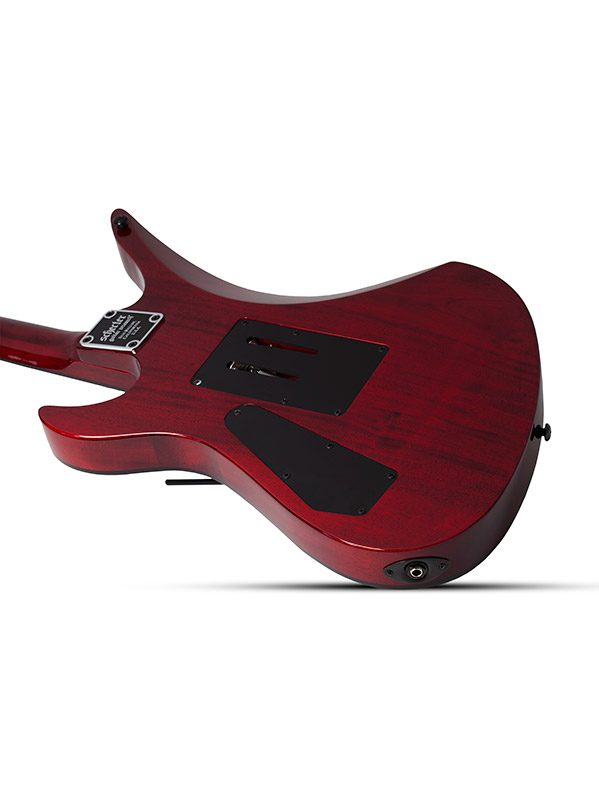 Schecter Synyster Gates Standard Plus Fr Hh Eb - Transparent Deep Red - Signature electric guitar - Variation 2