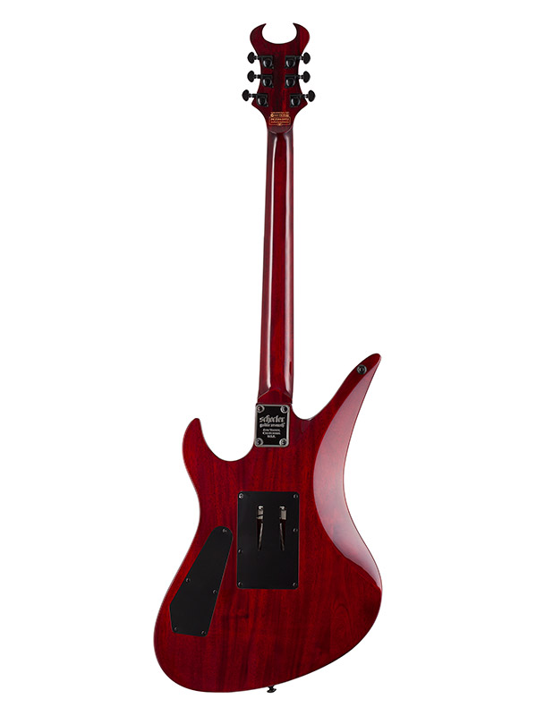 Schecter Synyster Gates Standard Plus Fr Hh Eb - Transparent Deep Red - Signature electric guitar - Variation 4