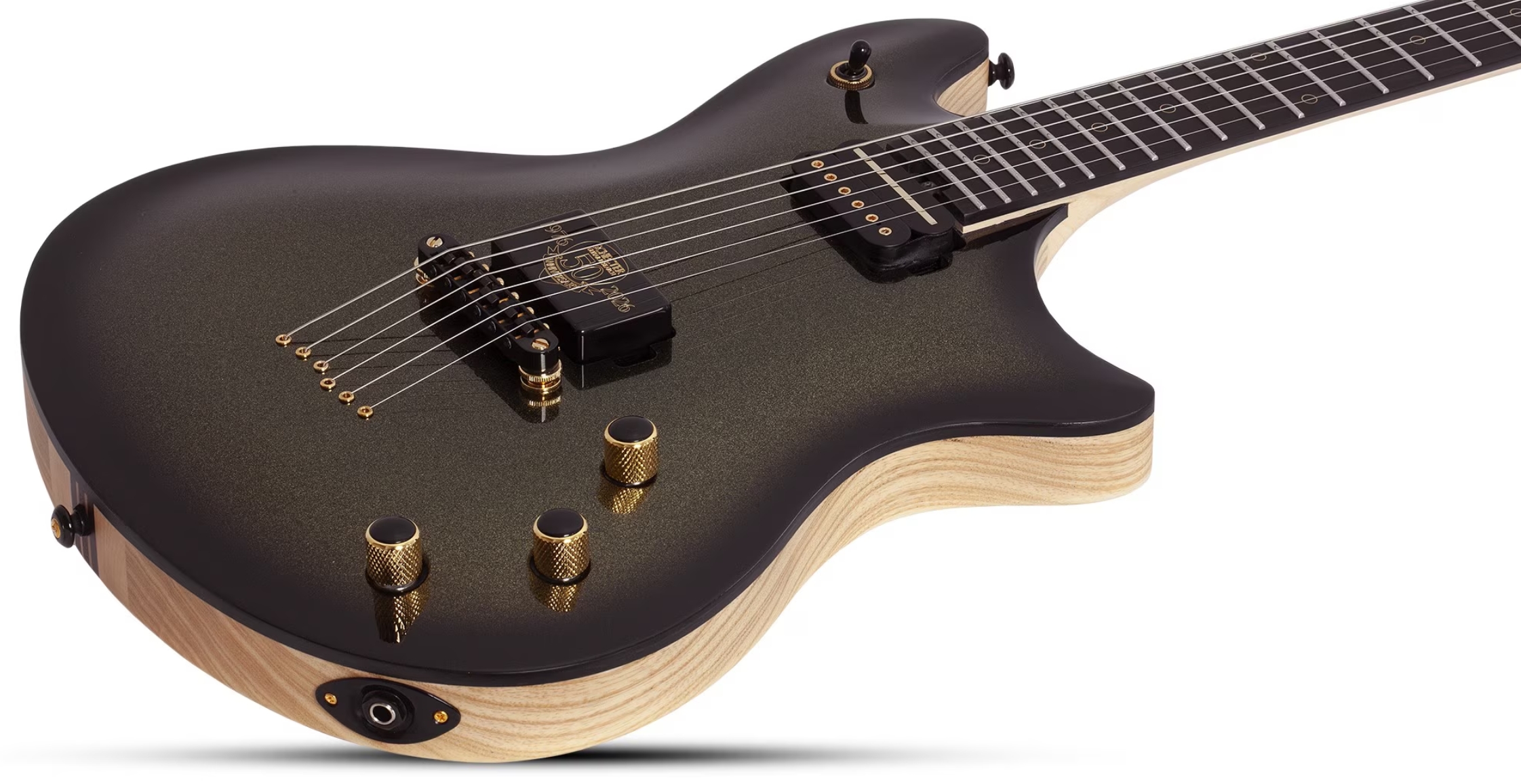 Schecter Tempest 50th Ann. 2h Ht Eb - 50th Gold Burst - Metal electric guitar - Variation 2