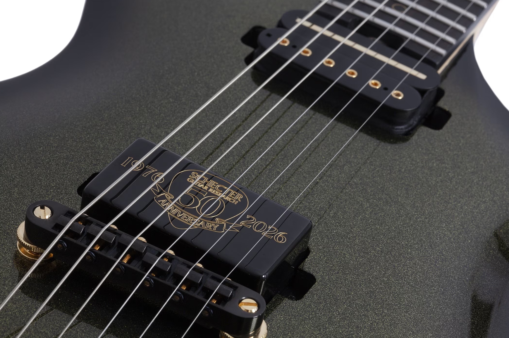 Schecter Tempest 50th Ann. 2h Ht Eb - 50th Gold Burst - Metal electric guitar - Variation 4