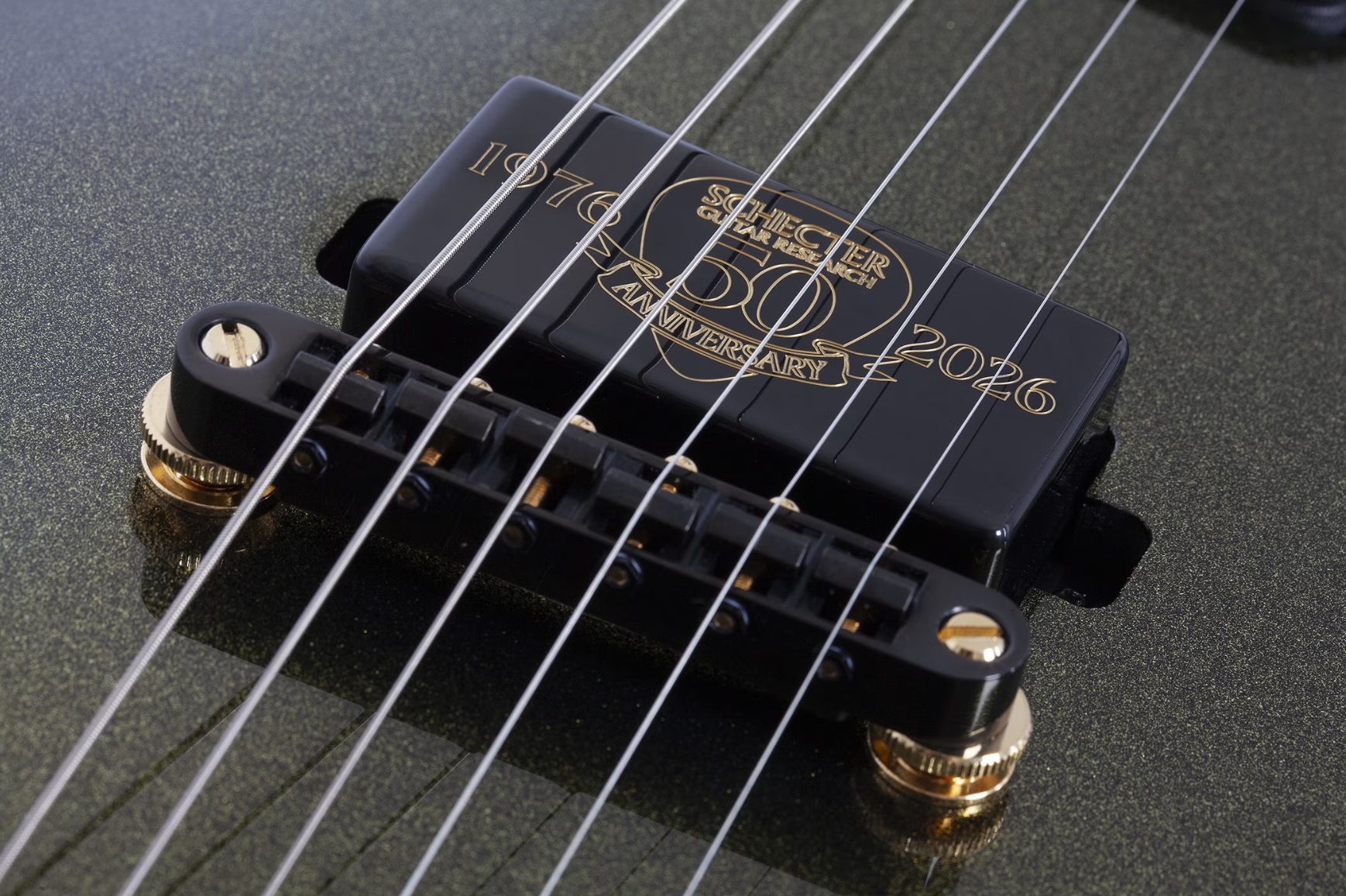 Schecter Tempest 50th Ann. 2h Ht Eb - 50th Gold Burst - Metal electric guitar - Variation 5