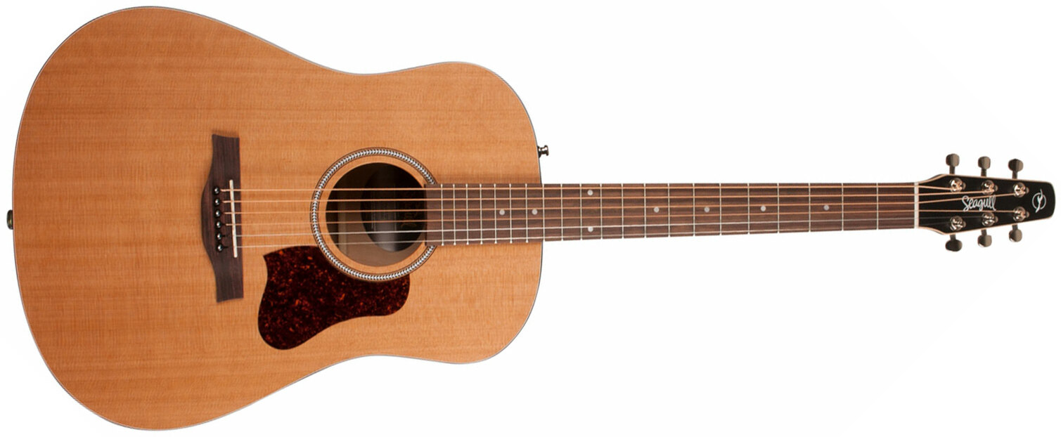 Seagull S6 Original Qit 2018 Dreadnought Cedre Merisier - Natural - Acoustic guitar & electro - Main picture