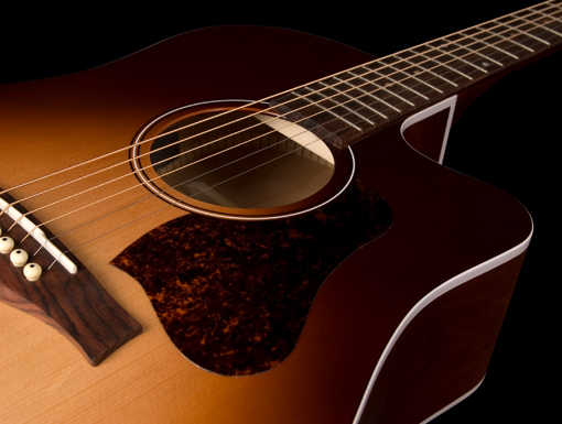 Seagull Entourage Cw Presys Ii Dreadnought Epicea Merisier Rw - Autumn Burst - Electro acoustic guitar - Variation 3