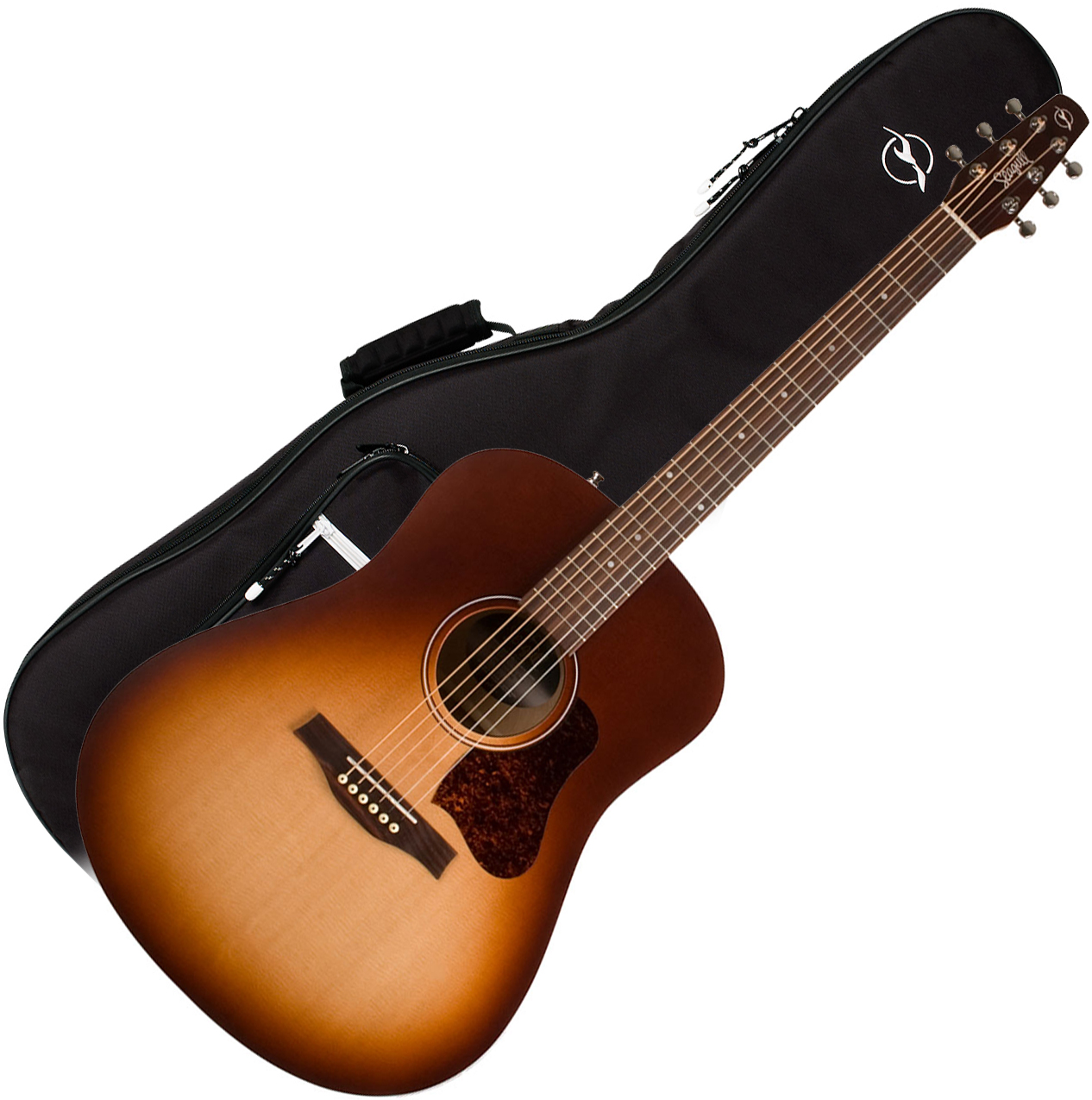 Seagull Entourage Dreadnought Epicea Merisier +housse - Autumn Burst - Acoustic guitar & electro - Variation 1