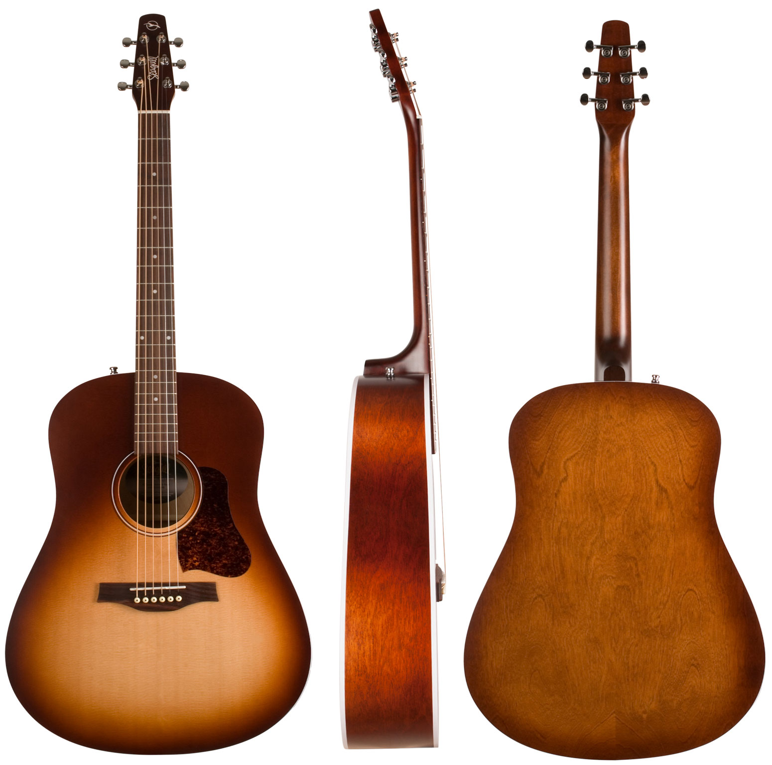 Seagull Entourage Dreadnought Epicea Merisier +housse - Autumn Burst - Folk guitar - Variation 2