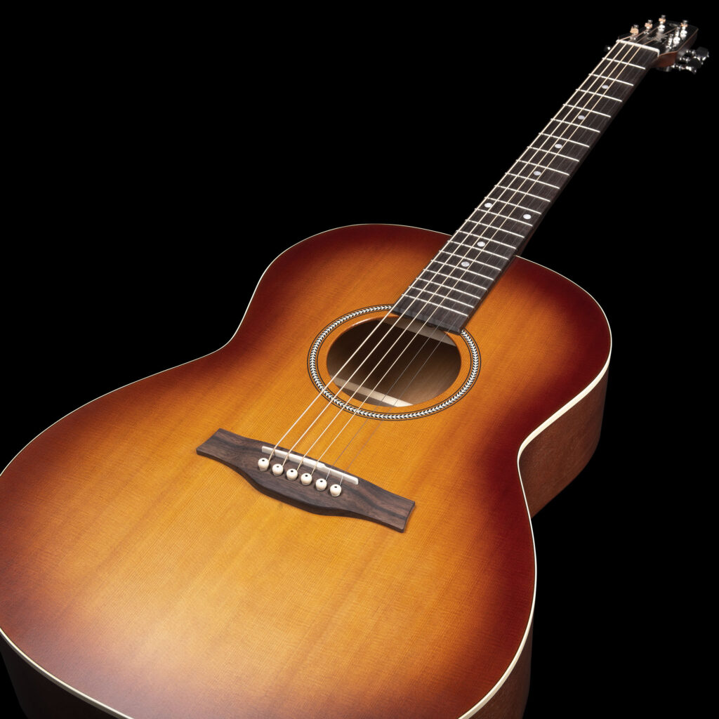 Seagull Entourage Folk Concert Shsc Cedre Merisier Rw - Rustic Burst Semi Gloss - Folk guitar - Variation 2