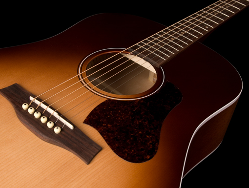 Seagull Entourage Presys Ii Dreadnought Epicea Merisier Rw - Autumn Burst - Electro acoustic guitar - Variation 3