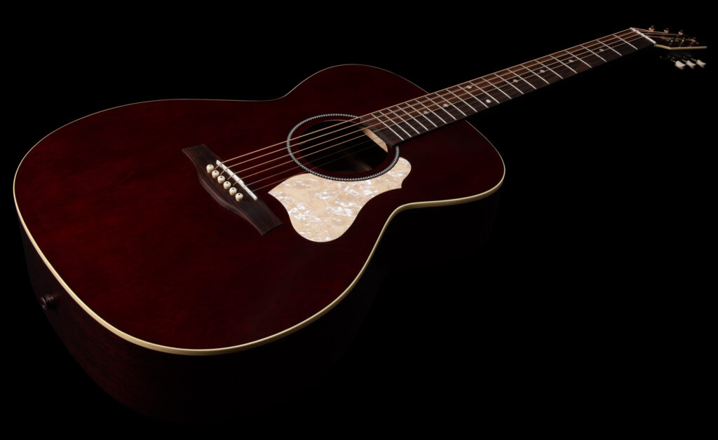 Seagull M6 Ch Eq Ltd Concert Hall Cedre Acajou Rw - Ruby Red Gloss Top - Folk guitar - Variation 1