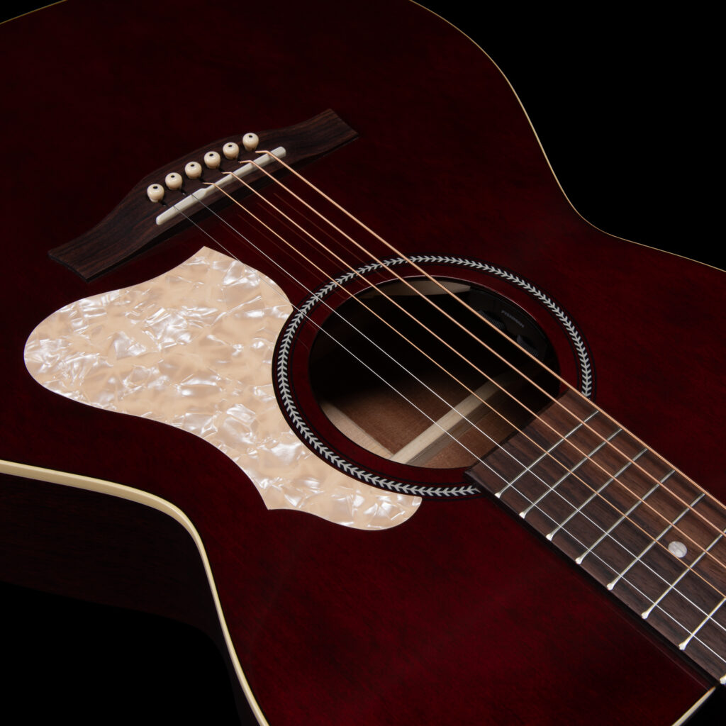 Seagull M6 Ch Eq Ltd Concert Hall Cedre Acajou Rw - Ruby Red Gloss Top - Folk guitar - Variation 2