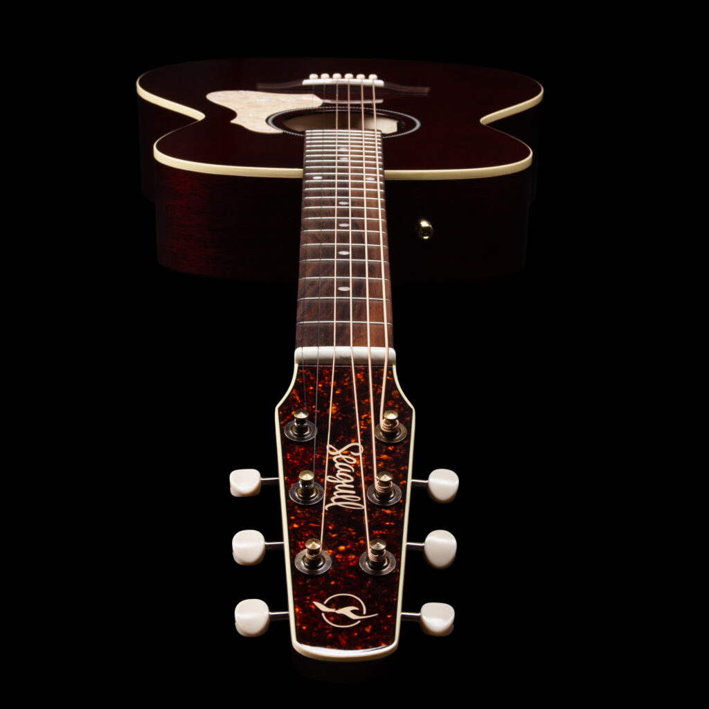 Seagull M6 Ch Eq Ltd Concert Hall Cedre Acajou Rw - Ruby Red Gloss Top - Folk guitar - Variation 4