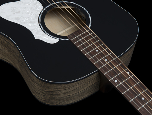 Seagull S6 Classic A/e Dreadnought Epicea Merisier Rw - Black - Electro acoustic guitar - Variation 3