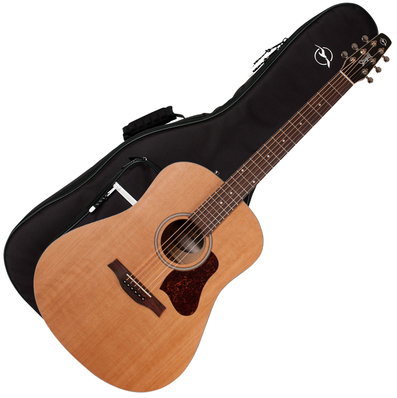 Seagull S6 Original 2018 Dreadnought Cedre Merisier +housse - Natural - Acoustic guitar & electro - Variation 5