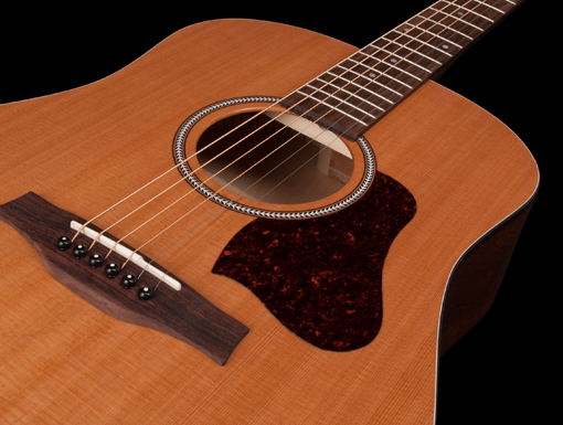 Seagull S6 Original Presys Ii Dreadnought Cedre Merisier Rw +housse - Natural Semi Gloss - Electro acoustic guitar - Variation 3