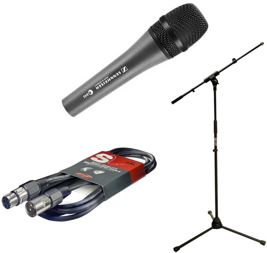 Sennheiser Pack E845 + K&m 25400 + X-tone X1003 Xlr Male Xlr Femelle 6m - Microphone pack with stand - Main picture