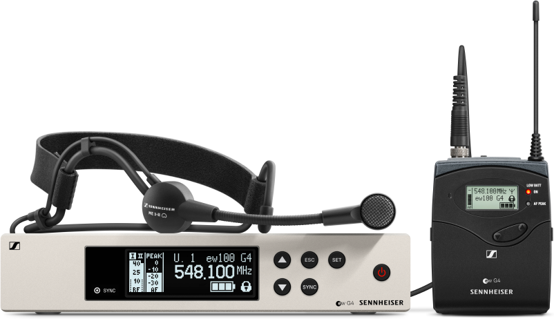Sennheiser Ew 100 G4-me3-1g8 - Wireless headworn microphone - Main picture