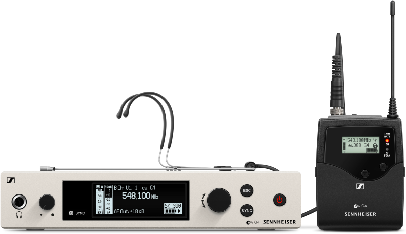 Sennheiser Ew 300 G4-headmic1-rc-bw - - Wireless headworn microphone - Main picture