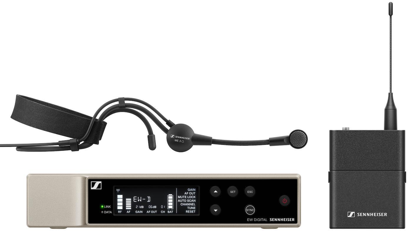 Wireless headworn microphone Sennheiser EW-D ME3 SET (R1-6)