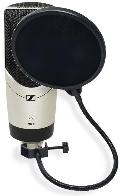 Microphone pack with stand Sennheiser MK4 + XM 5200 Filtre Anti pop