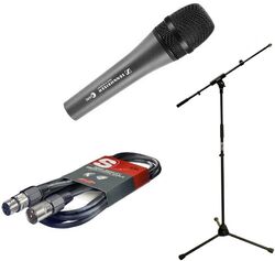 Microphone pack with stand Sennheiser E845 + K&M 25400