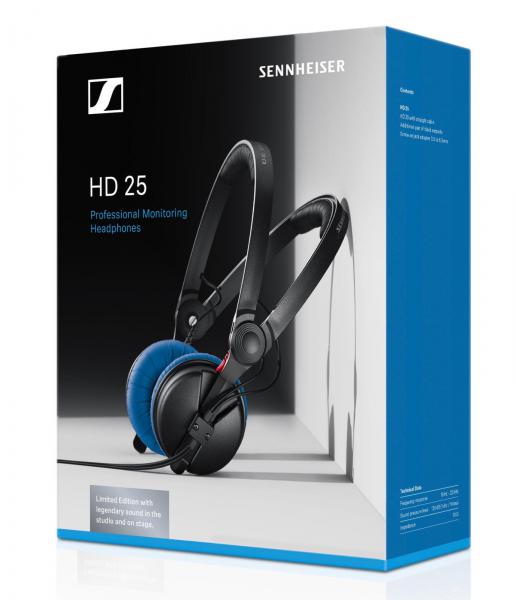 Closed headset Sennheiser HD 25 Blue Edition