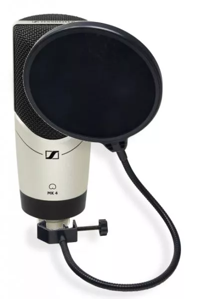 Microphone pack with stand Sennheiser MK4 + XM 5200 Filtre Anti pop