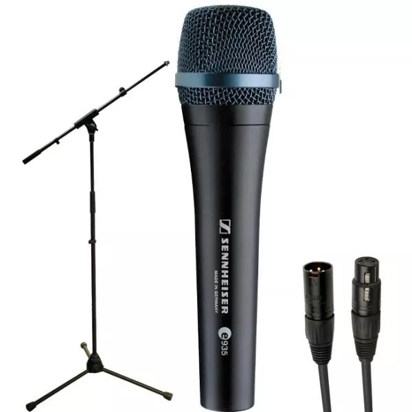 Microphone pack with stand Sennheiser Pack E935 + Pied perche + cable